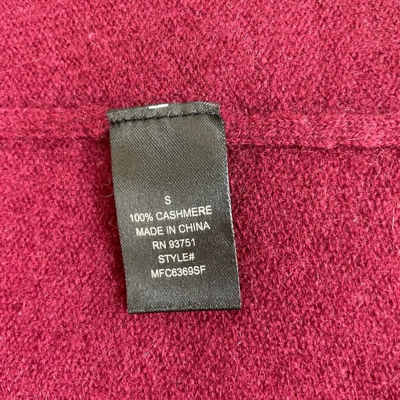 Two stitch fix long line cardigans small wine burgundy colors one cashmere - Picture 5 of 10
